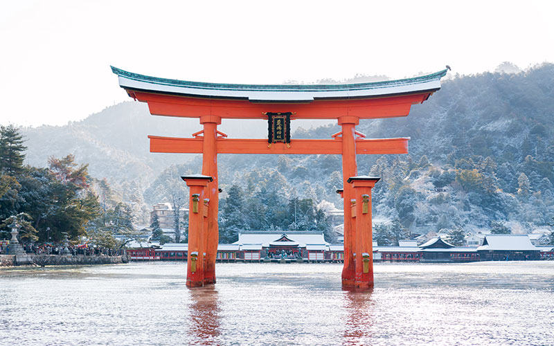 厳島神社冬イメージ