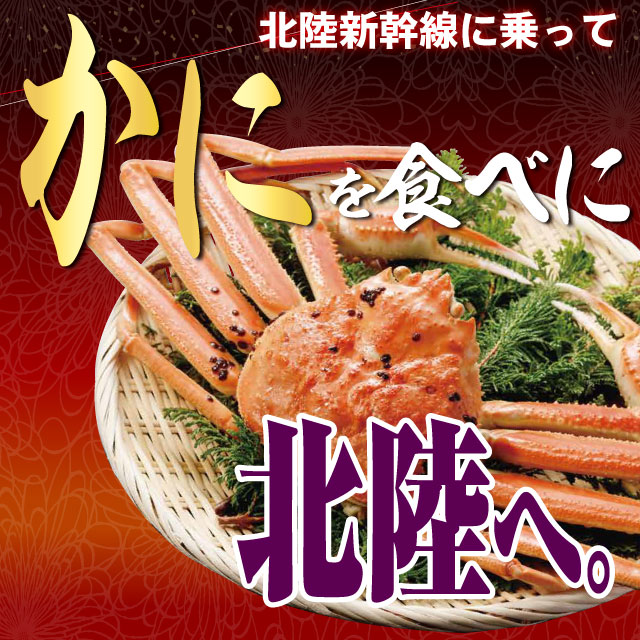 北陸新幹線・ANAで行く！カニを食べに北陸へ！