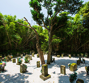 新島のおすすめスポット・長栄寺・流人墓地
