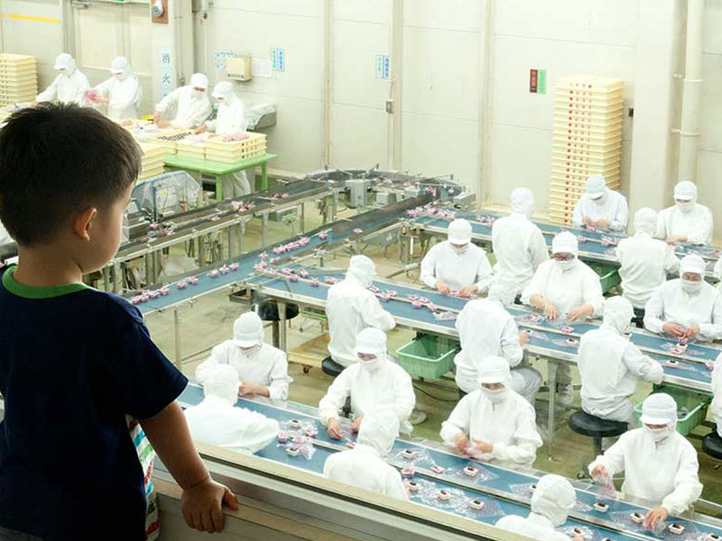 桔梗屋工場見学
