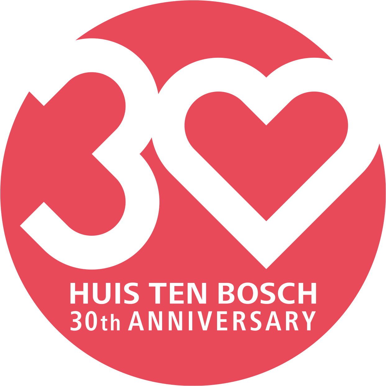 ハウステンボス30周年ロゴ
